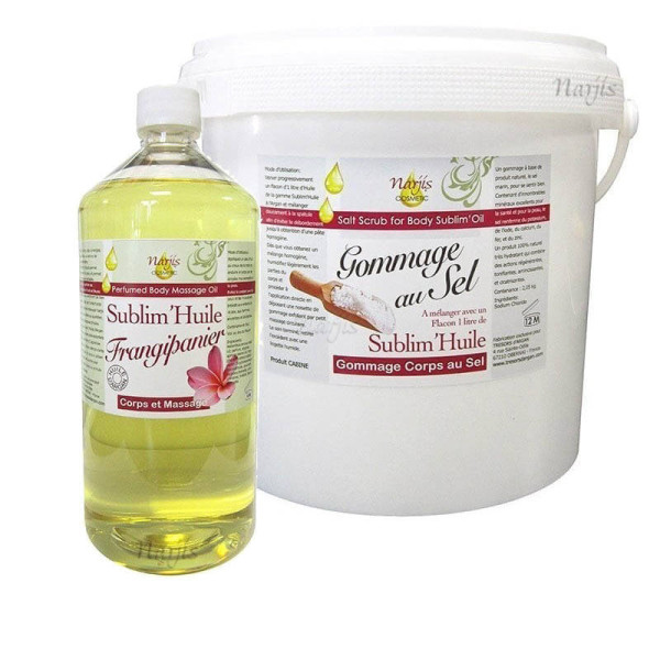 Grossiste en Gommage d'Argan BIO Frangipanier 3 kg pour les Pros