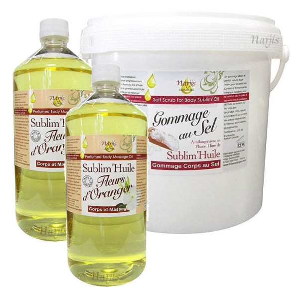 Grossiste en Pack Gommage d'Argan BIO + Sublim'Huile Fleurs