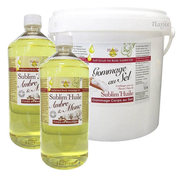 Grossiste en Pack Gommage d'Argan BIO + Sublim'Huile Ambre et