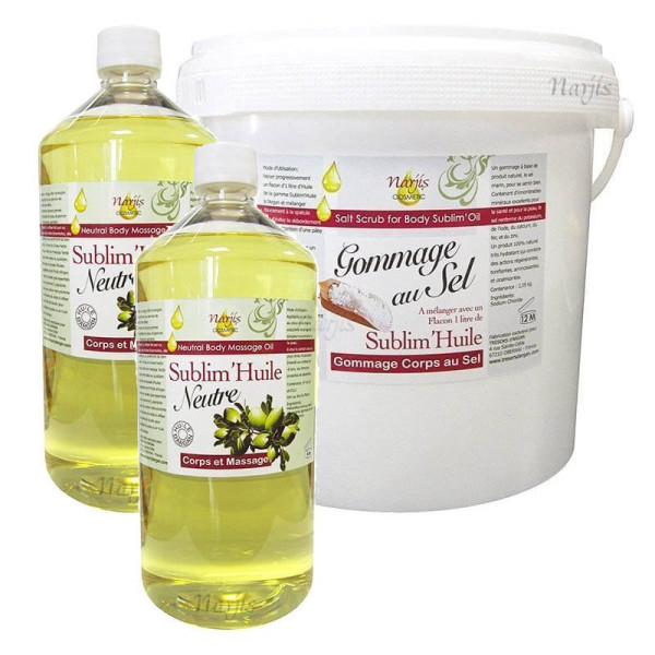 Grossiste en Pack Gommage d'Argan BIO + Sublim'Huile Neutre