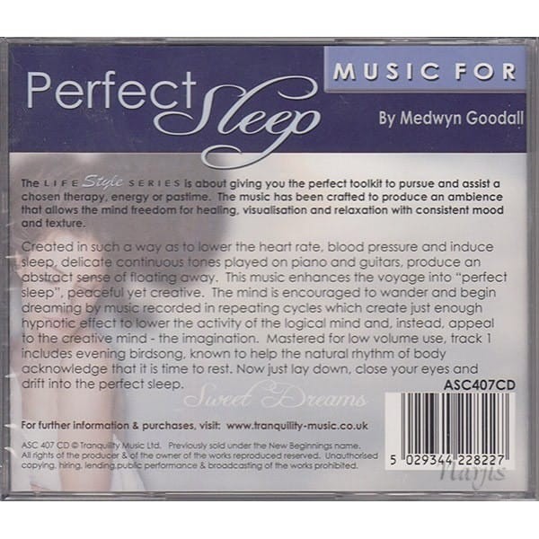 Grossiste en CD Ambiance et Relaxation Perfect Sleep pour les